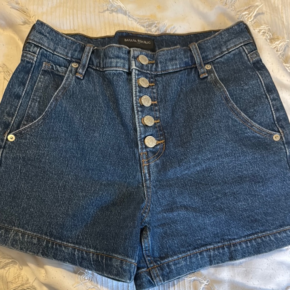 Banana Republic Blue Jean Shorts Classic Denim Style